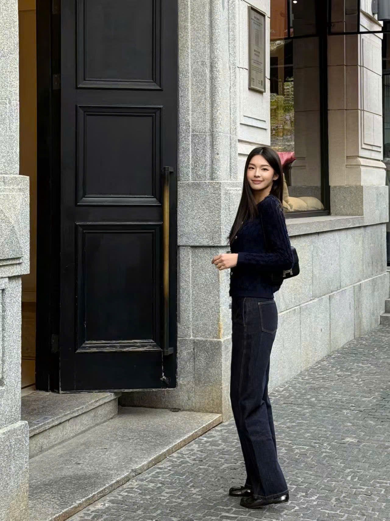  Áo CDG lông xanh navy new 25 