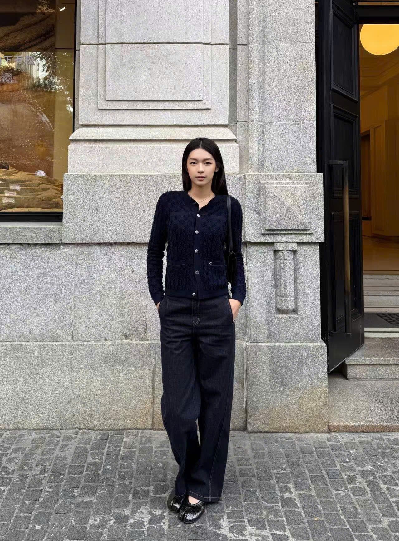  Áo CDG lông xanh navy new 25 