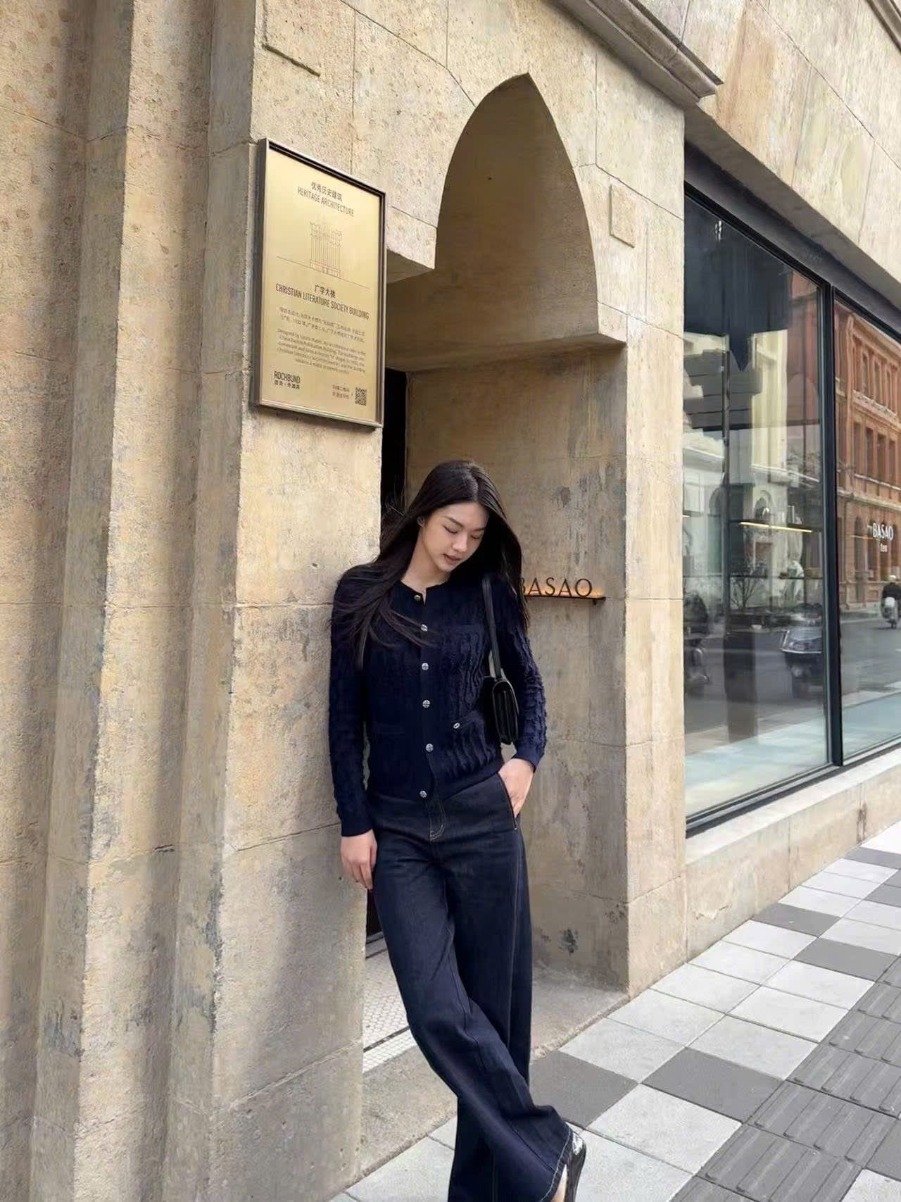  Áo CDG lông xanh navy new 25 