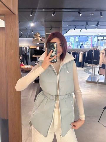  Áo gile phao Xanh da trời 