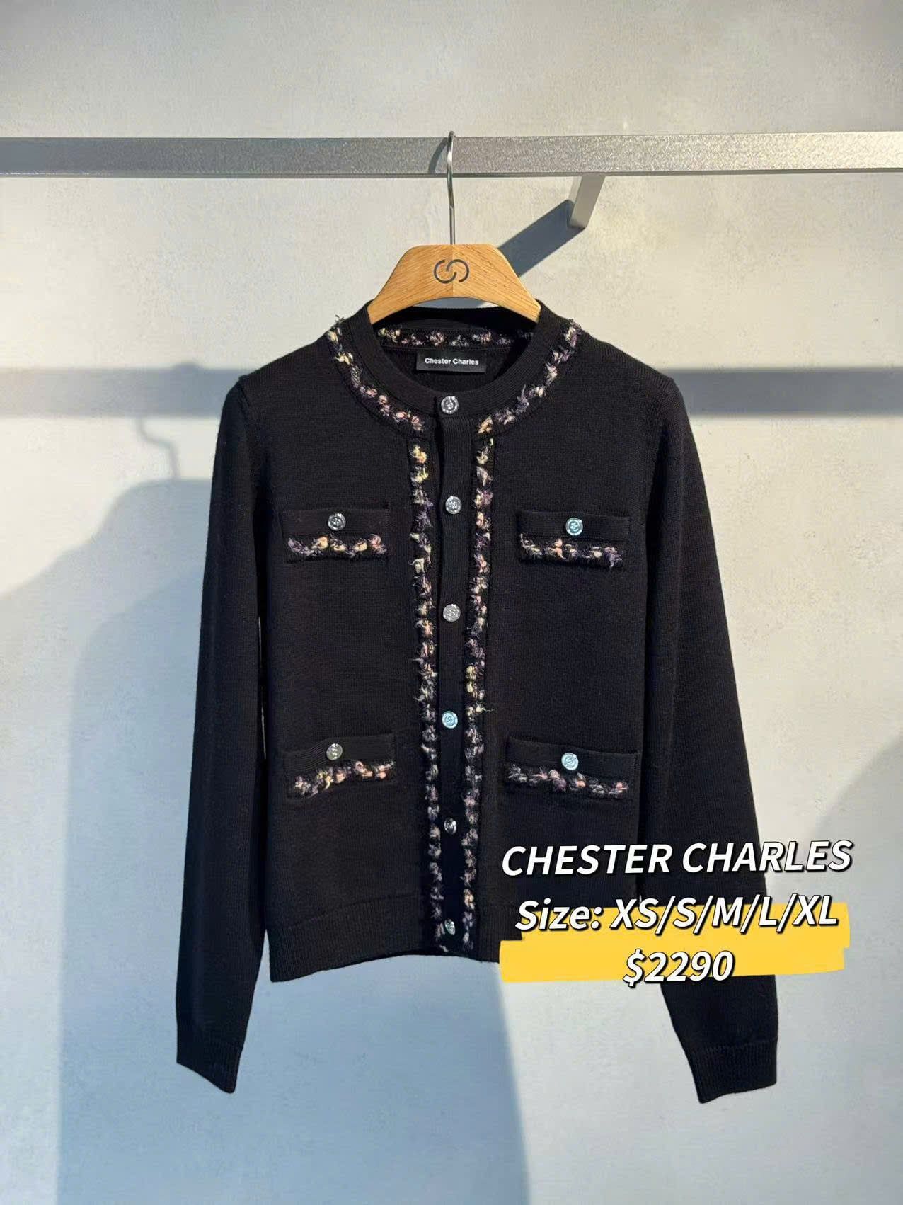  Áo CDG đen 4 túi viền 