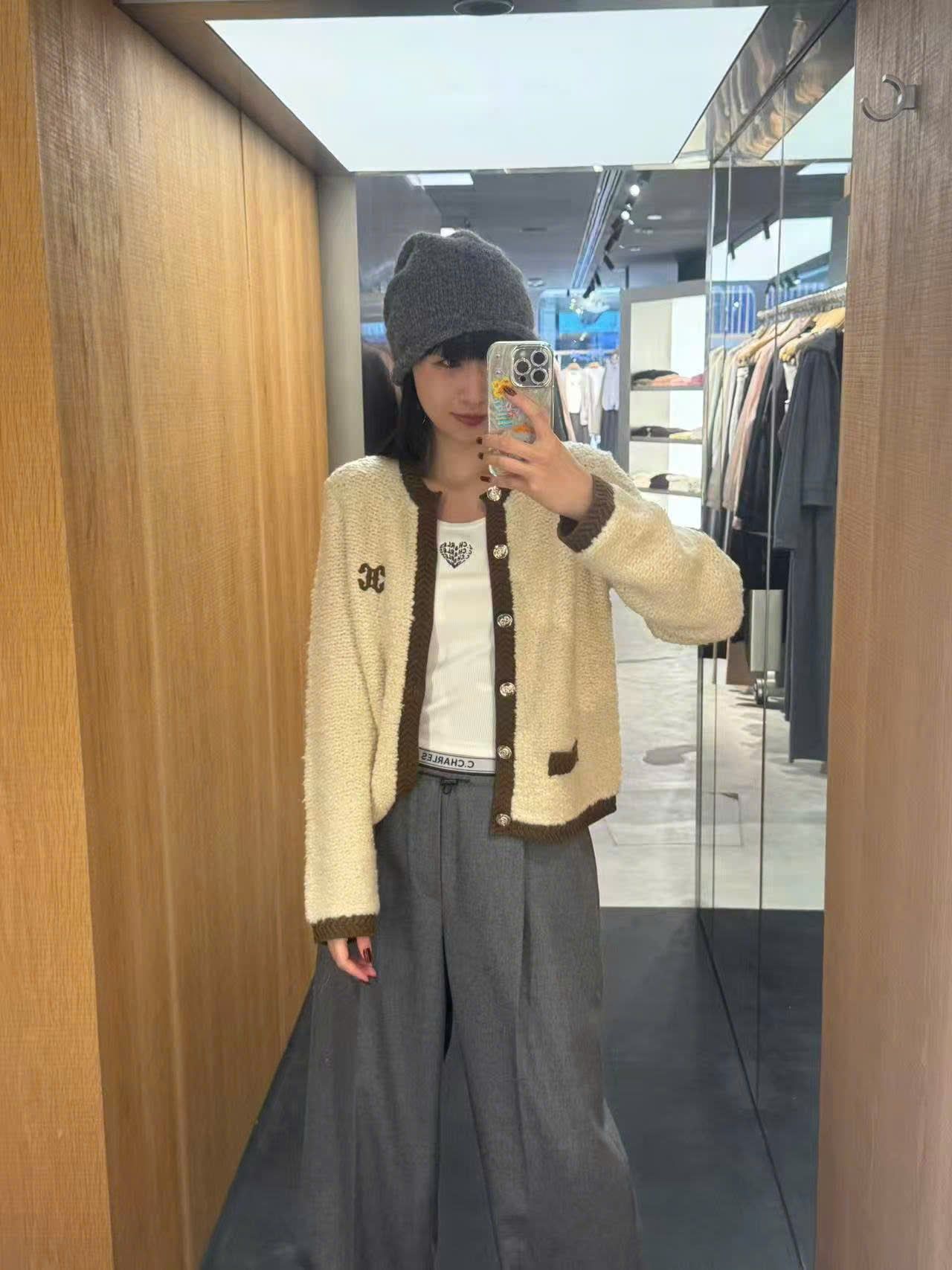  Quần vải xám đá cạp chun trắng CHỮ 