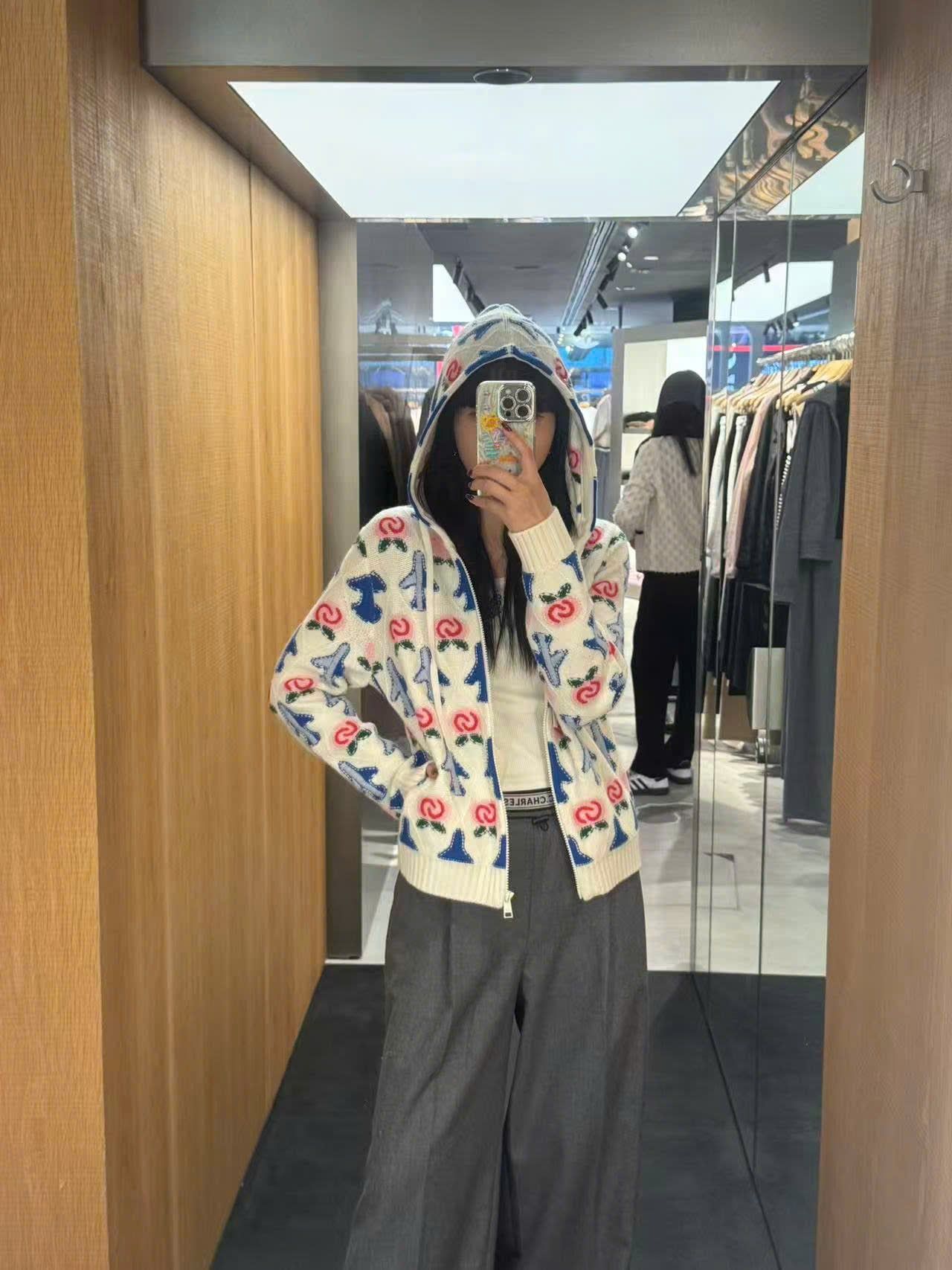  Quần vải xám đá cạp chun trắng CHỮ 