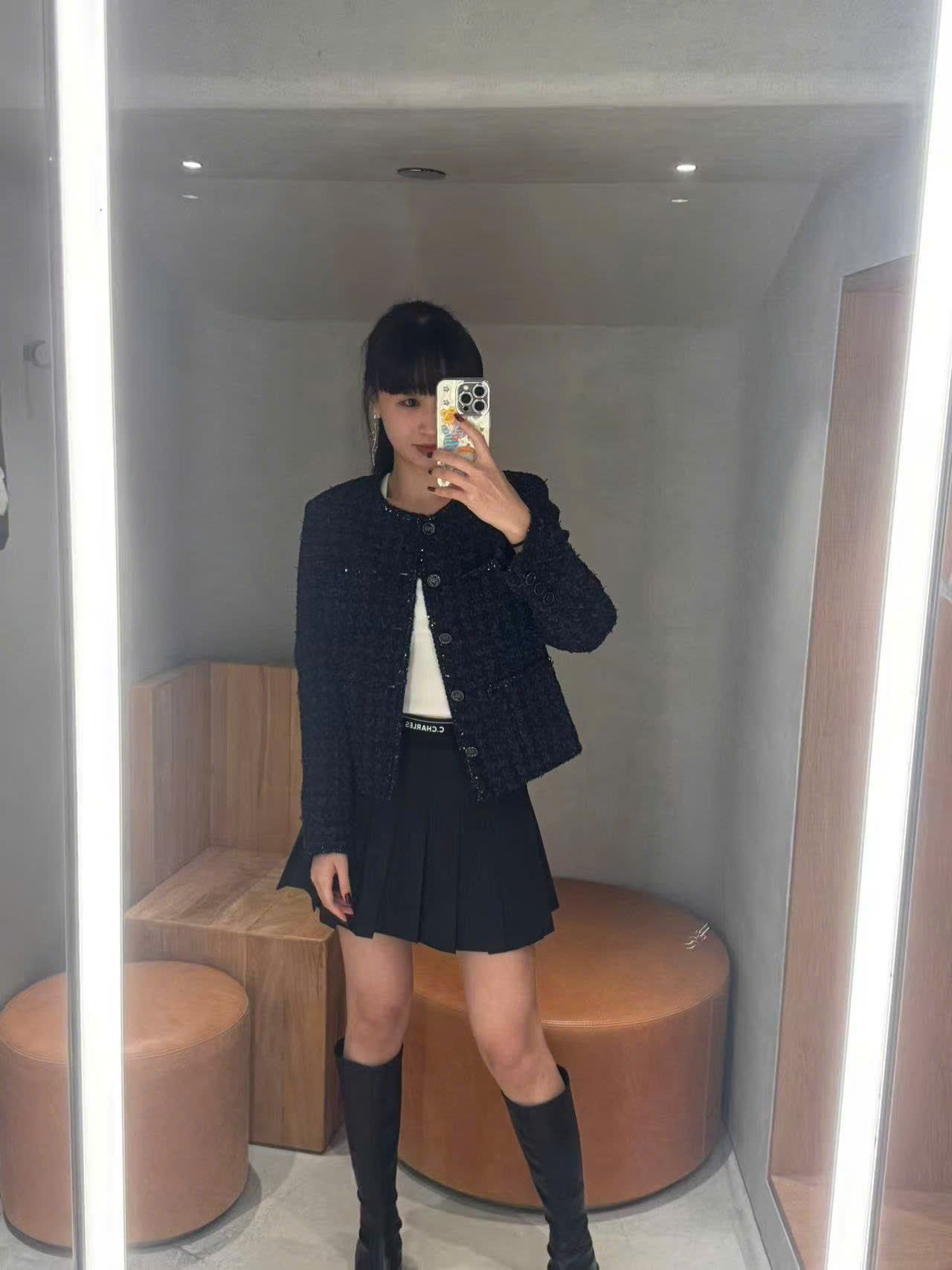  Áo tweed xanh navy Blink 