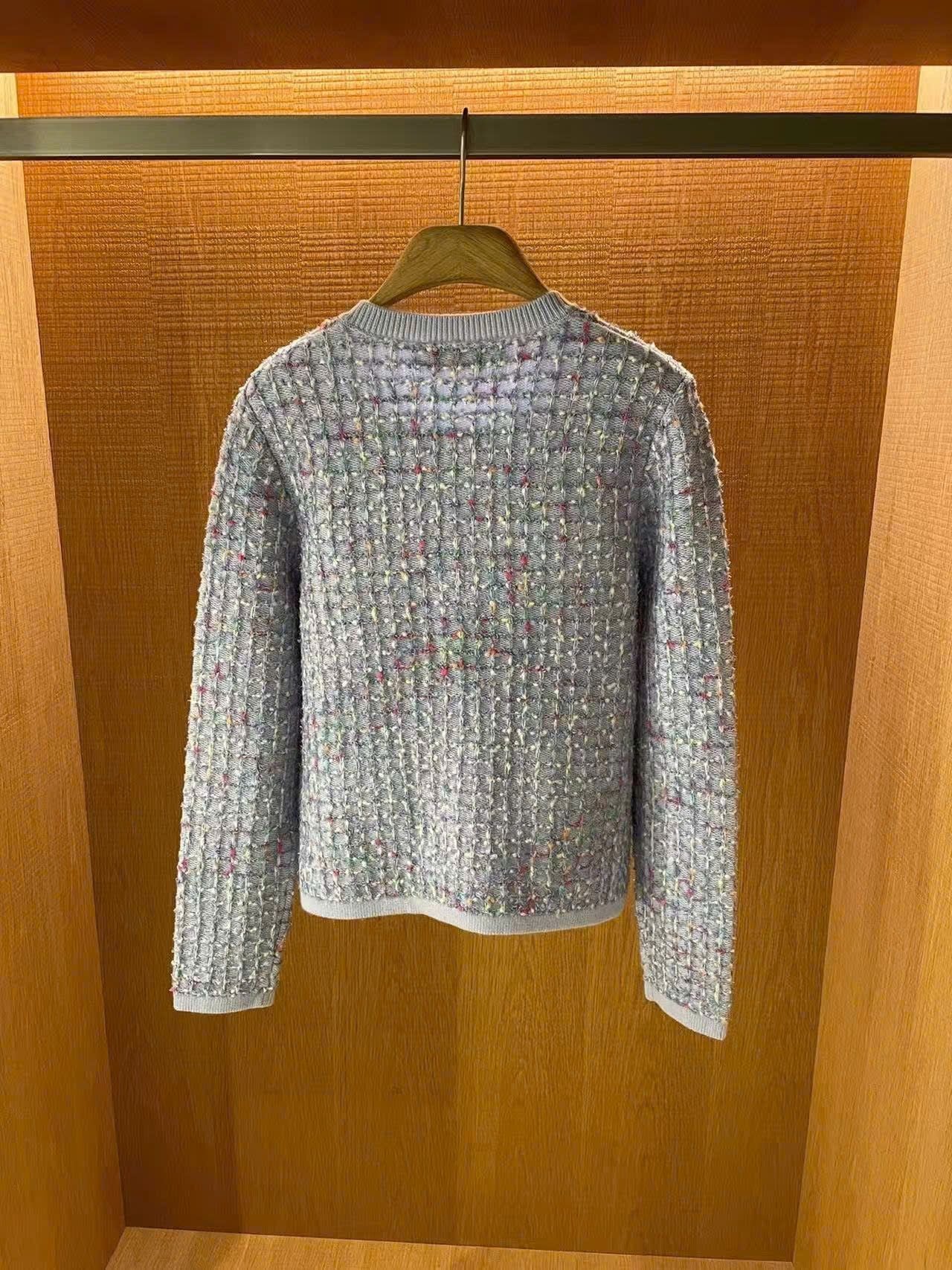  Áo CDG xanh nhạt sắc màu 4 túi -cúc trắng 