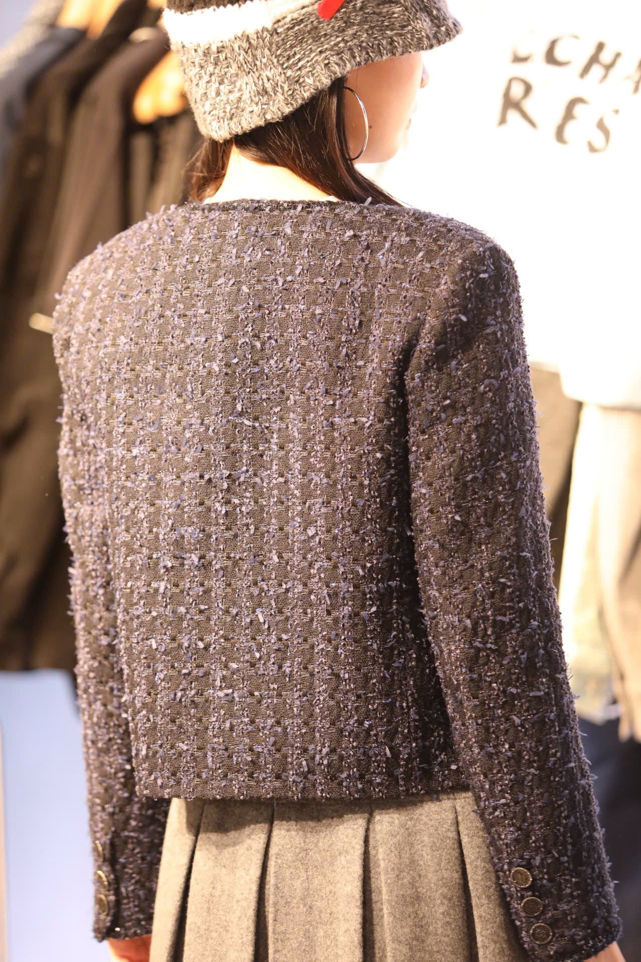  Áo tweed xanh navy Blink 