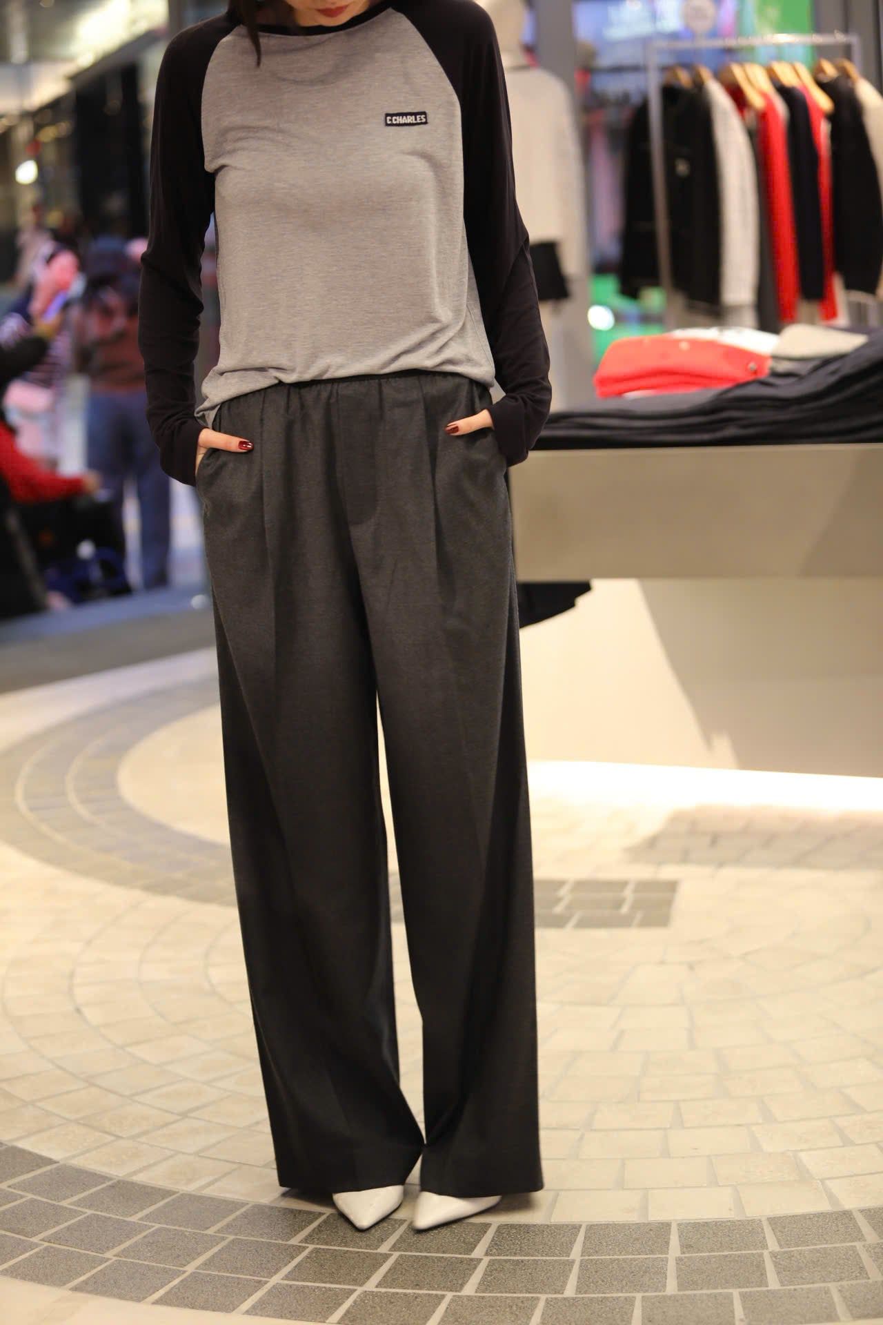  Áo thun dài tay xám - hai tay xanh đen 