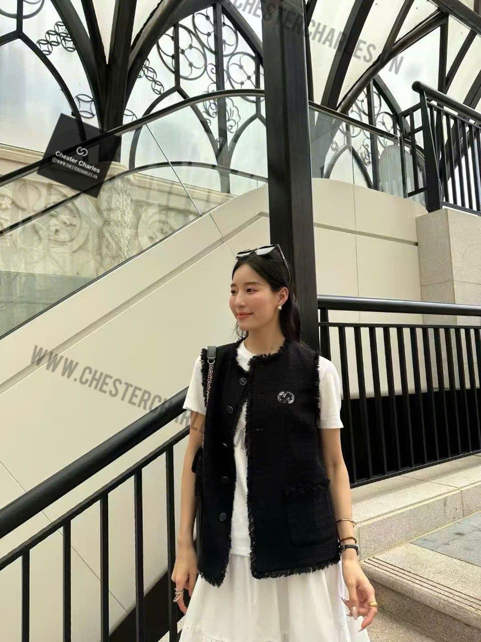  Vest ghile đen 