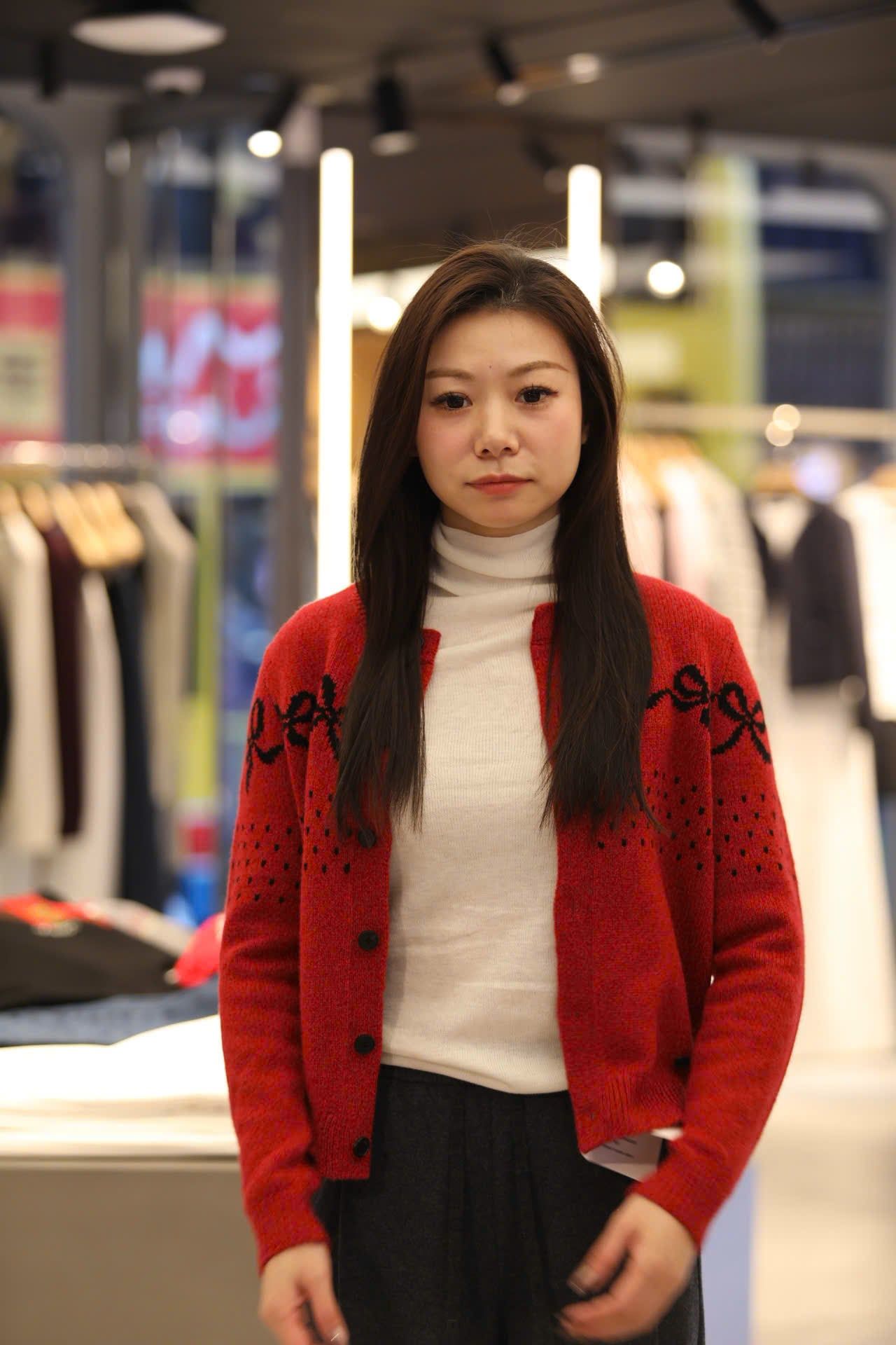  Áo CDG đỏ nơ đen 