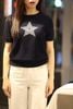  1.Áo navy ngắn tay, ngôi sao lớn đính đá ngực 