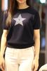  1.Áo navy ngắn tay, ngôi sao lớn đính đá ngực 