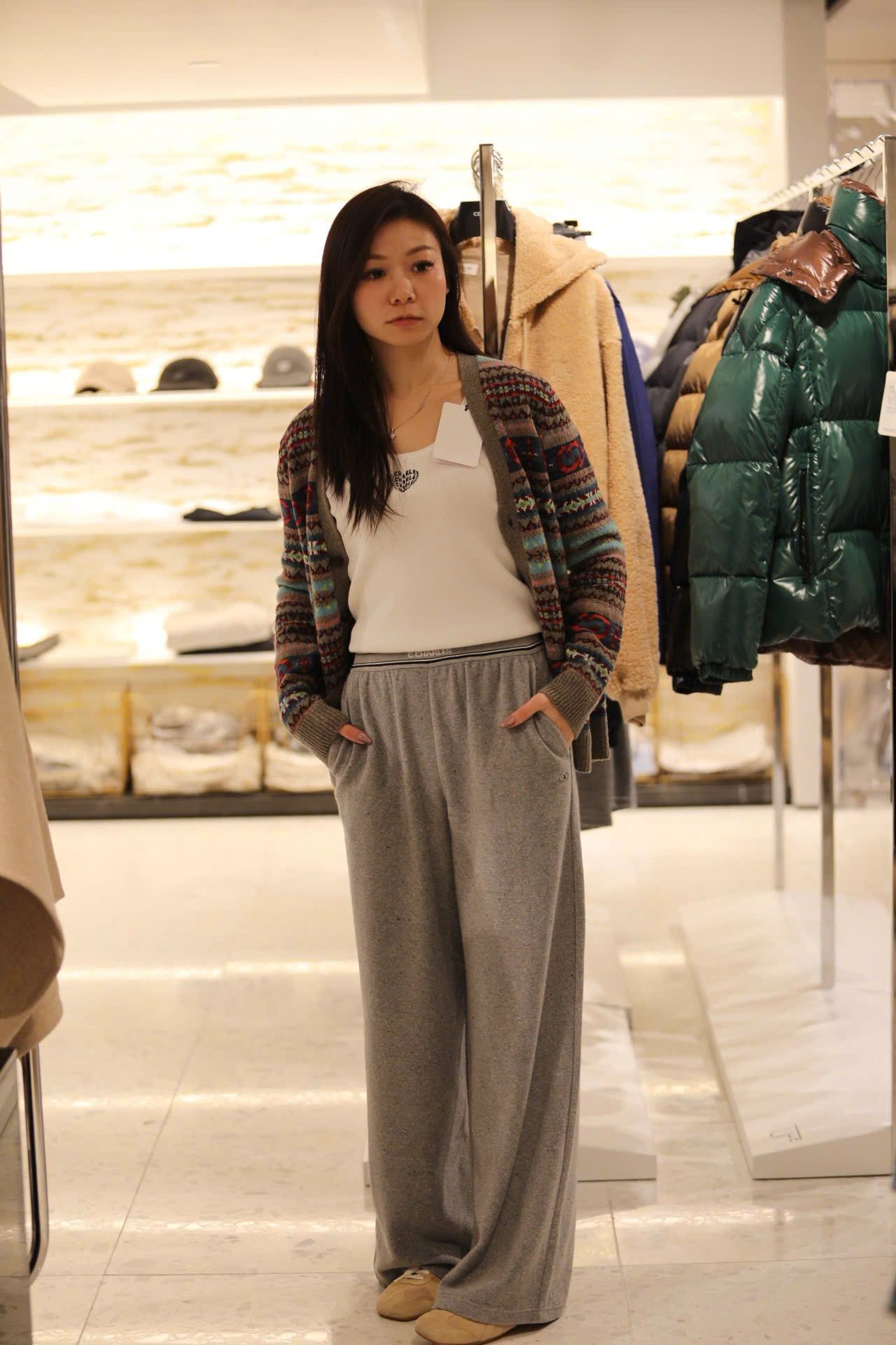  Áo CDG kẻ thổ cẩm , cổ V 