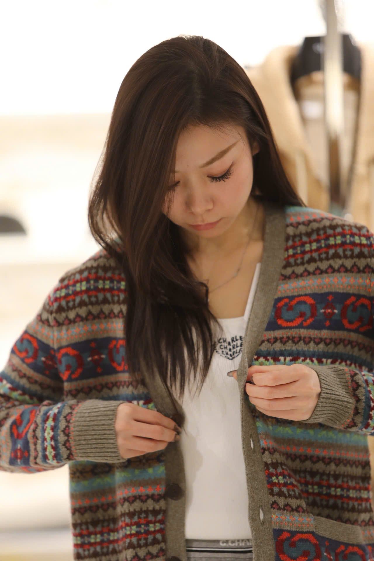  Áo CDG kẻ thổ cẩm , cổ V 