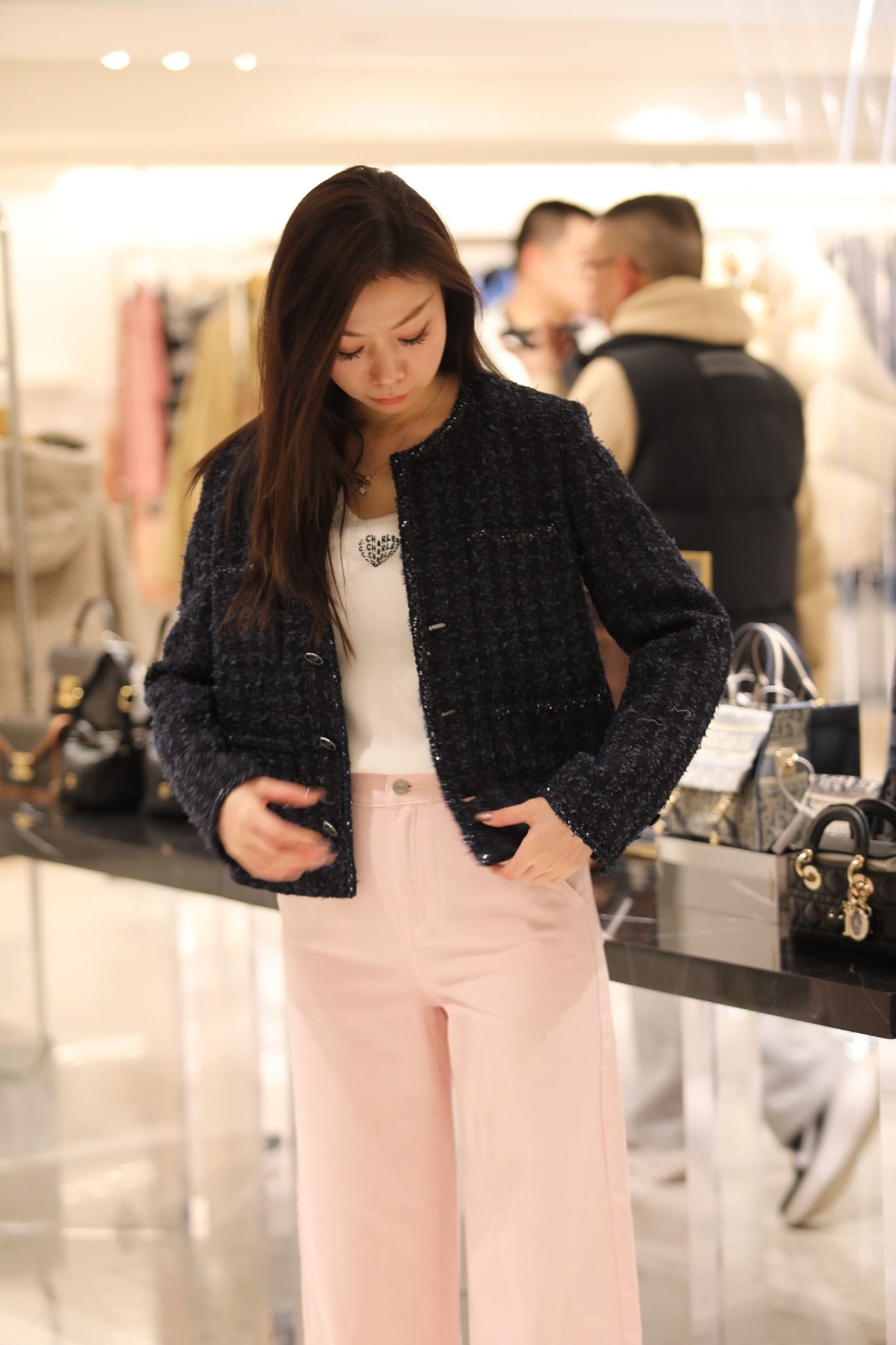  Áo tweed xanh navy Blink 