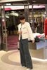  Áo dạ tweed trắng, viền đen 