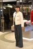  Áo dạ tweed trắng, viền đen 
