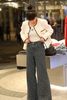  Áo dạ tweed trắng, viền đen 