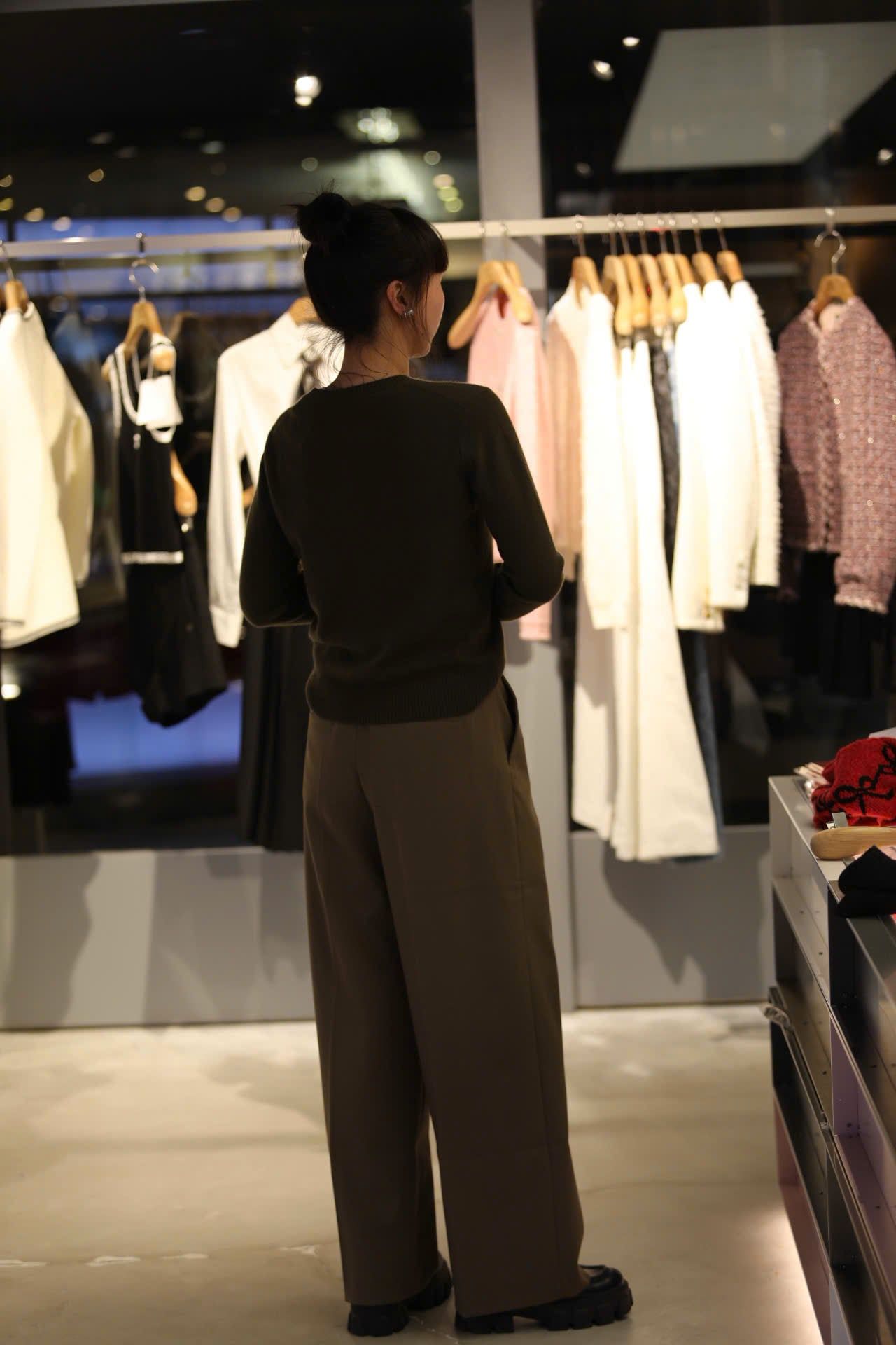  Áo CDG xanh ô liu -cashmere 