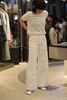  Áo trắng xù ngắn tay 