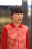  Áo CDG đỏ cổ polo. kẻ caro trắng 