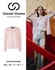  Áo CDG lưới hồng, cài khuya 