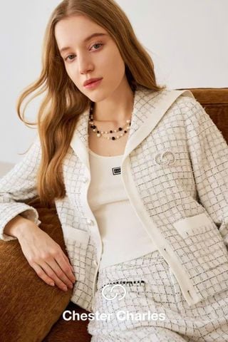  Quần Sooc trắng kẻ karo ( Sét) 