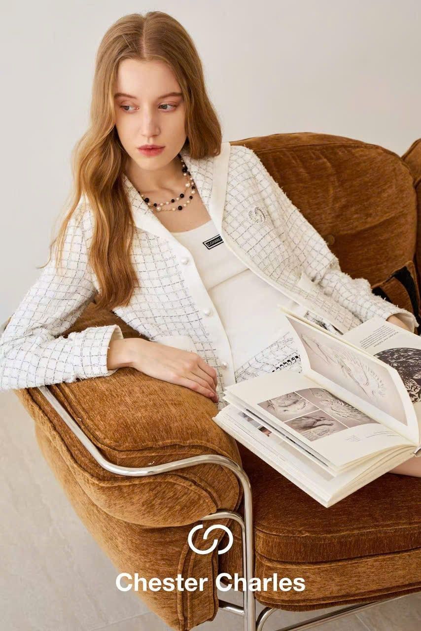  Áo CDG trắng 2 túi logo trước ngực ( Set) 