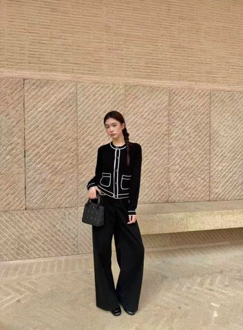  Áo CDG đen 2 túi viền trắng 26 