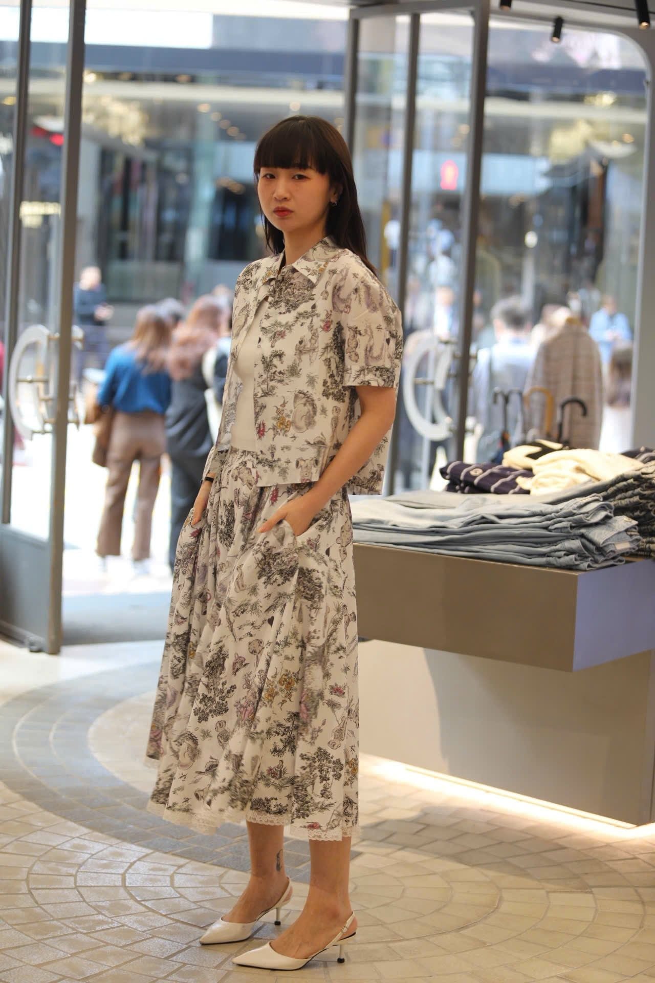  Áo sơ mi ngắn tay họa tiết ( sét) 