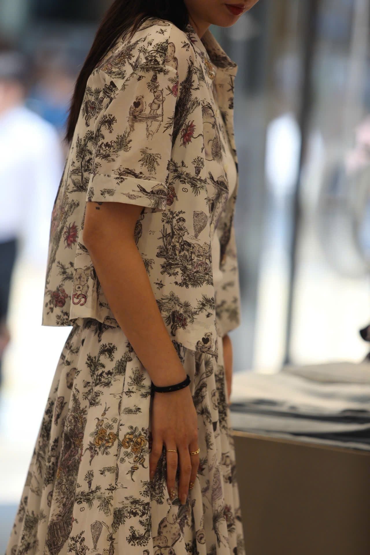  Áo sơ mi ngắn tay họa tiết ( sét) 