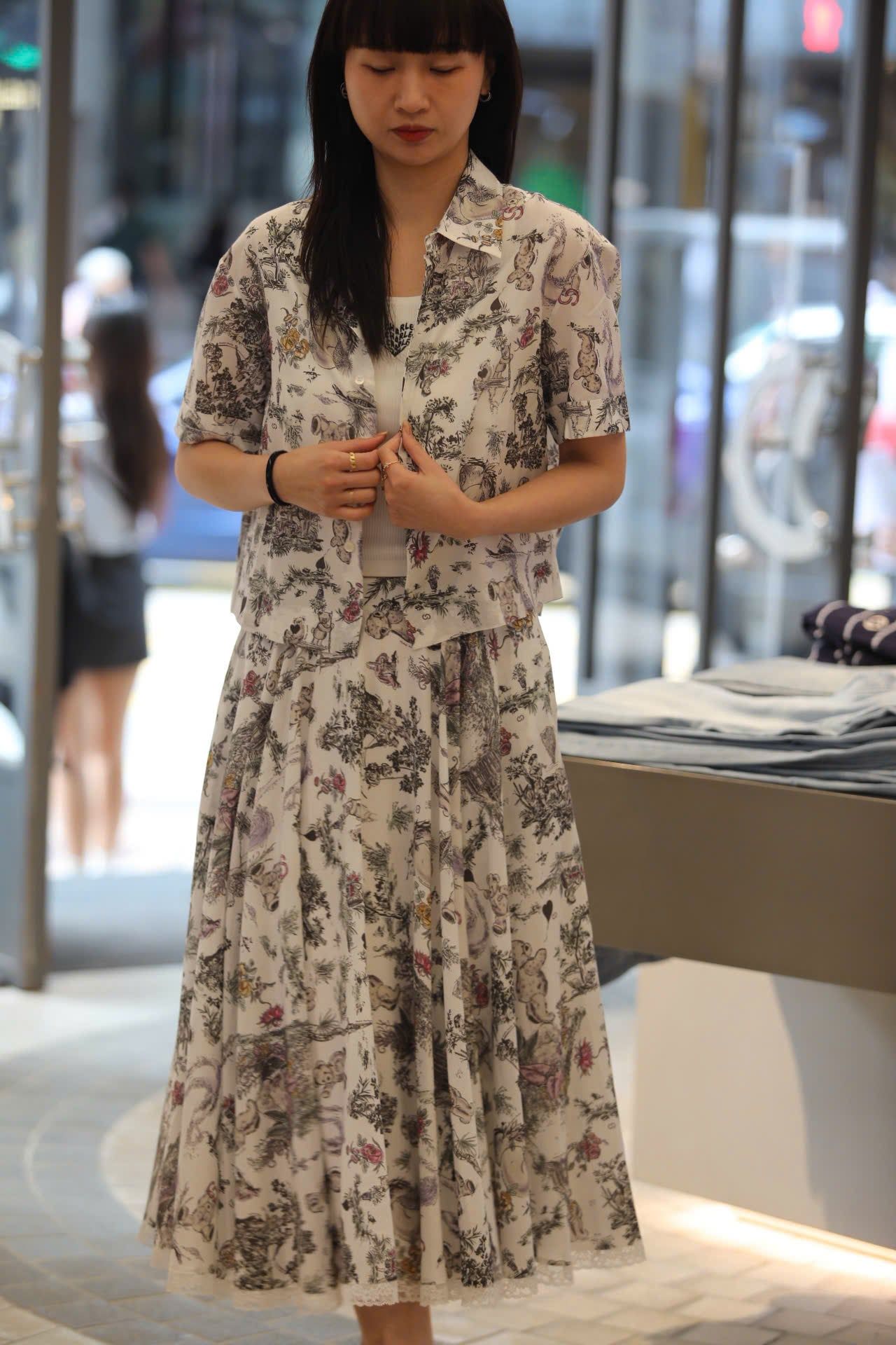  Áo sơ mi ngắn tay họa tiết ( sét) 