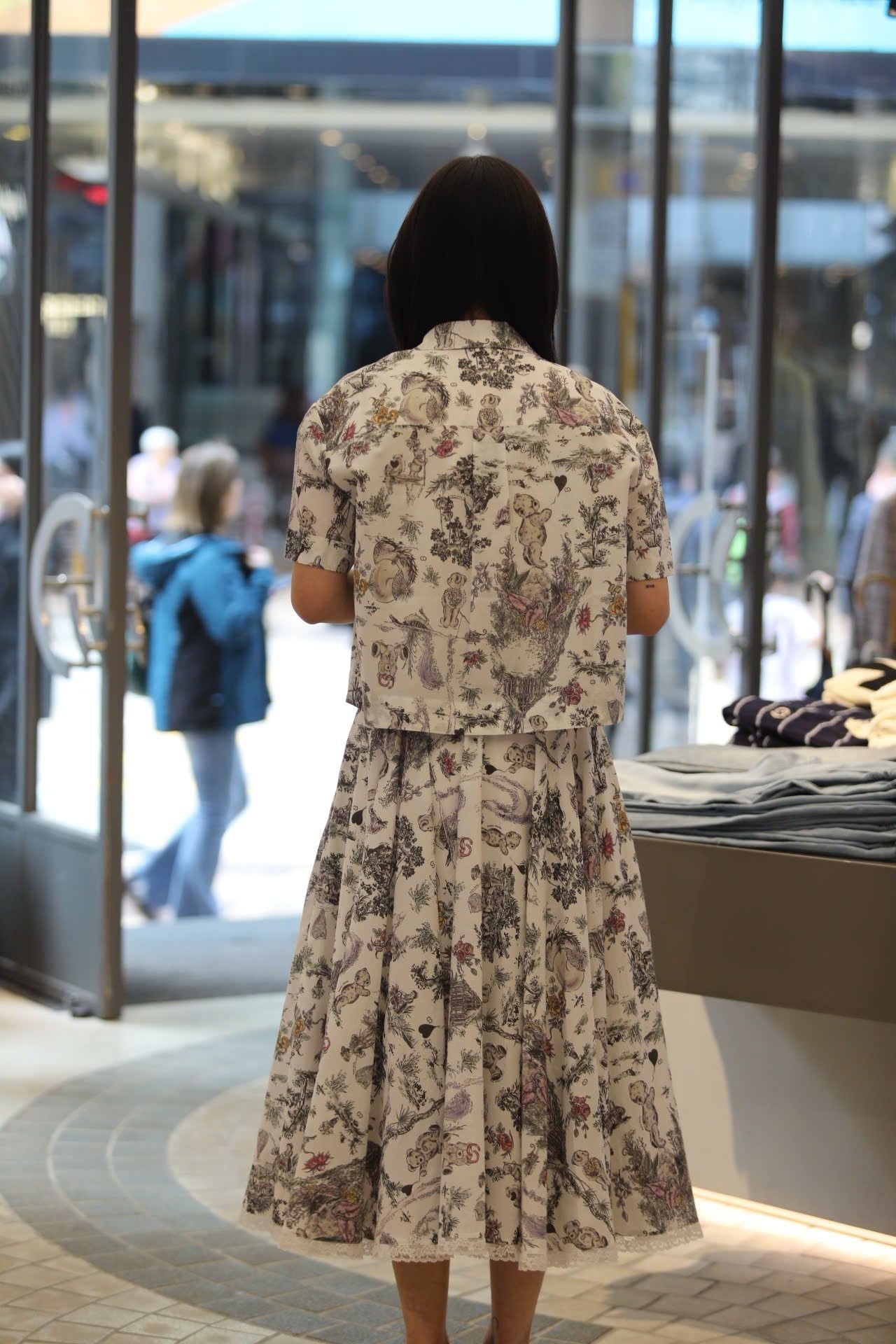  Áo sơ mi ngắn tay họa tiết ( sét) 