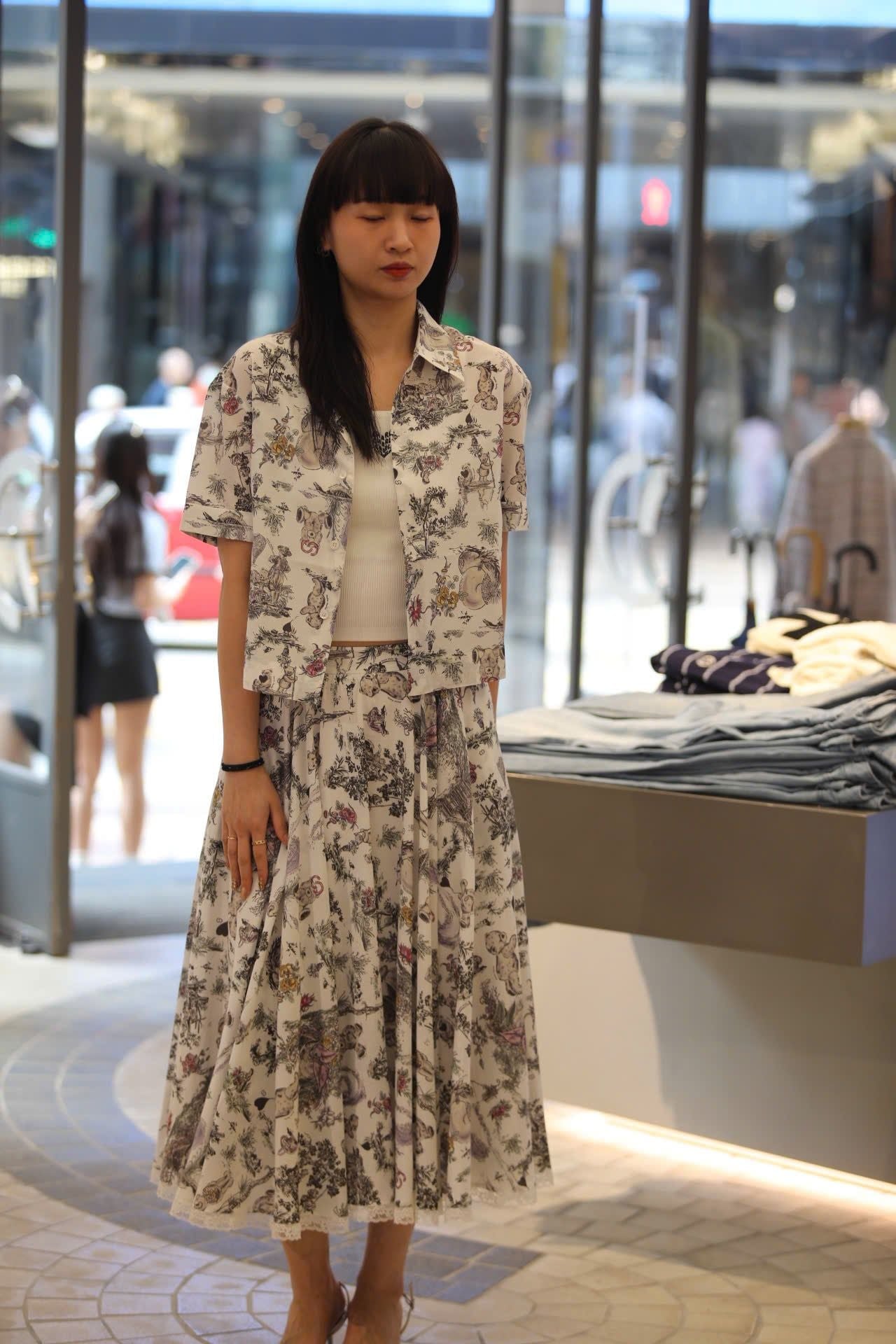  Áo sơ mi ngắn tay họa tiết ( sét) 