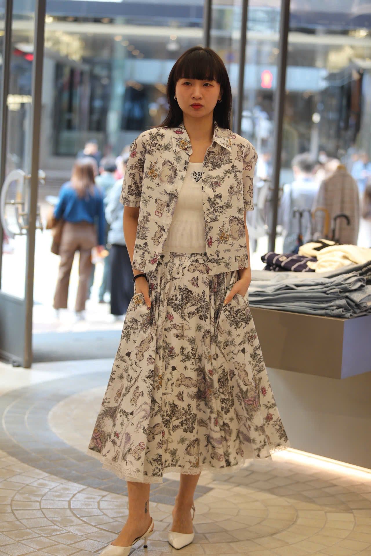  Áo sơ mi ngắn tay họa tiết ( sét) 