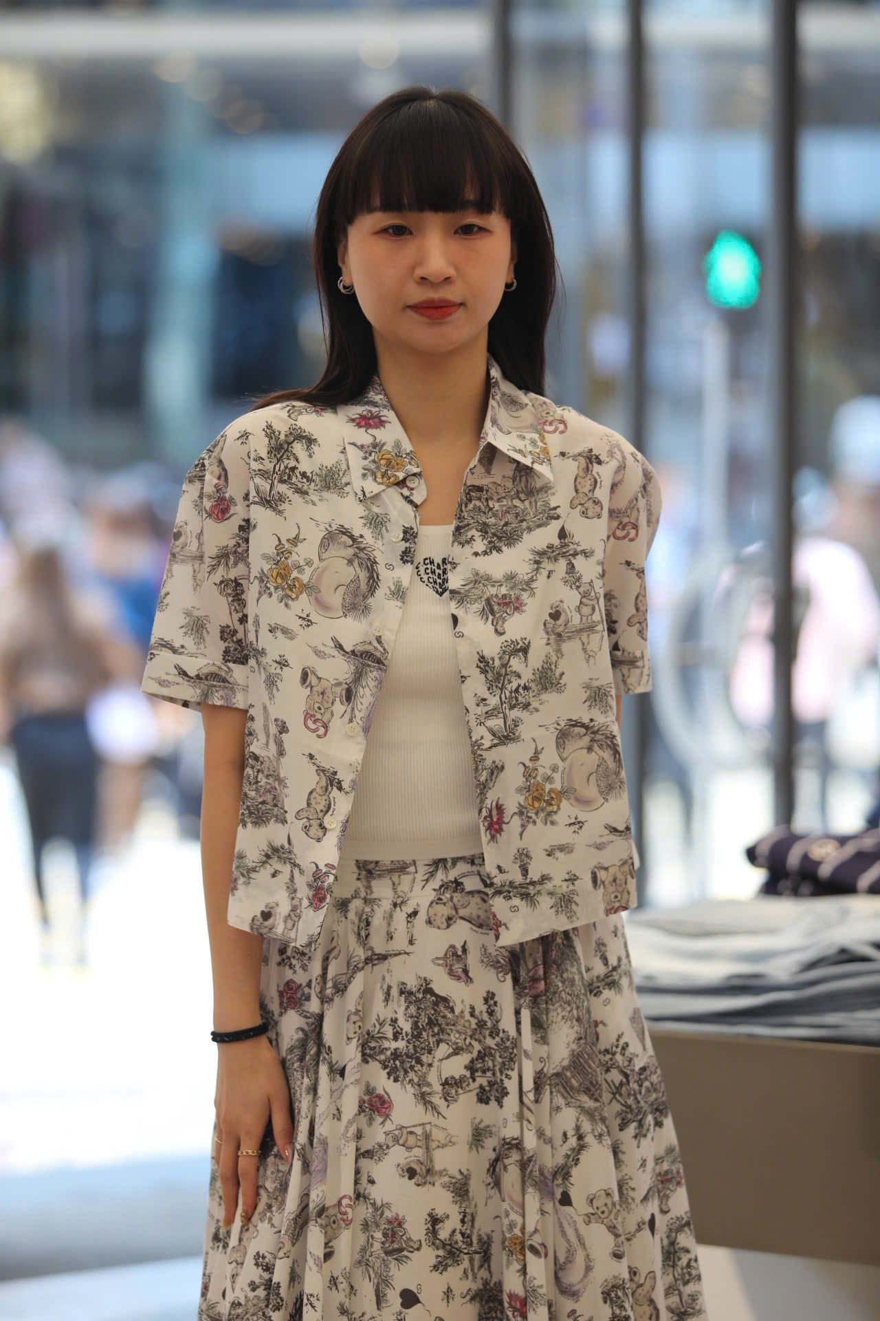  Áo sơ mi ngắn tay họa tiết ( sét) 