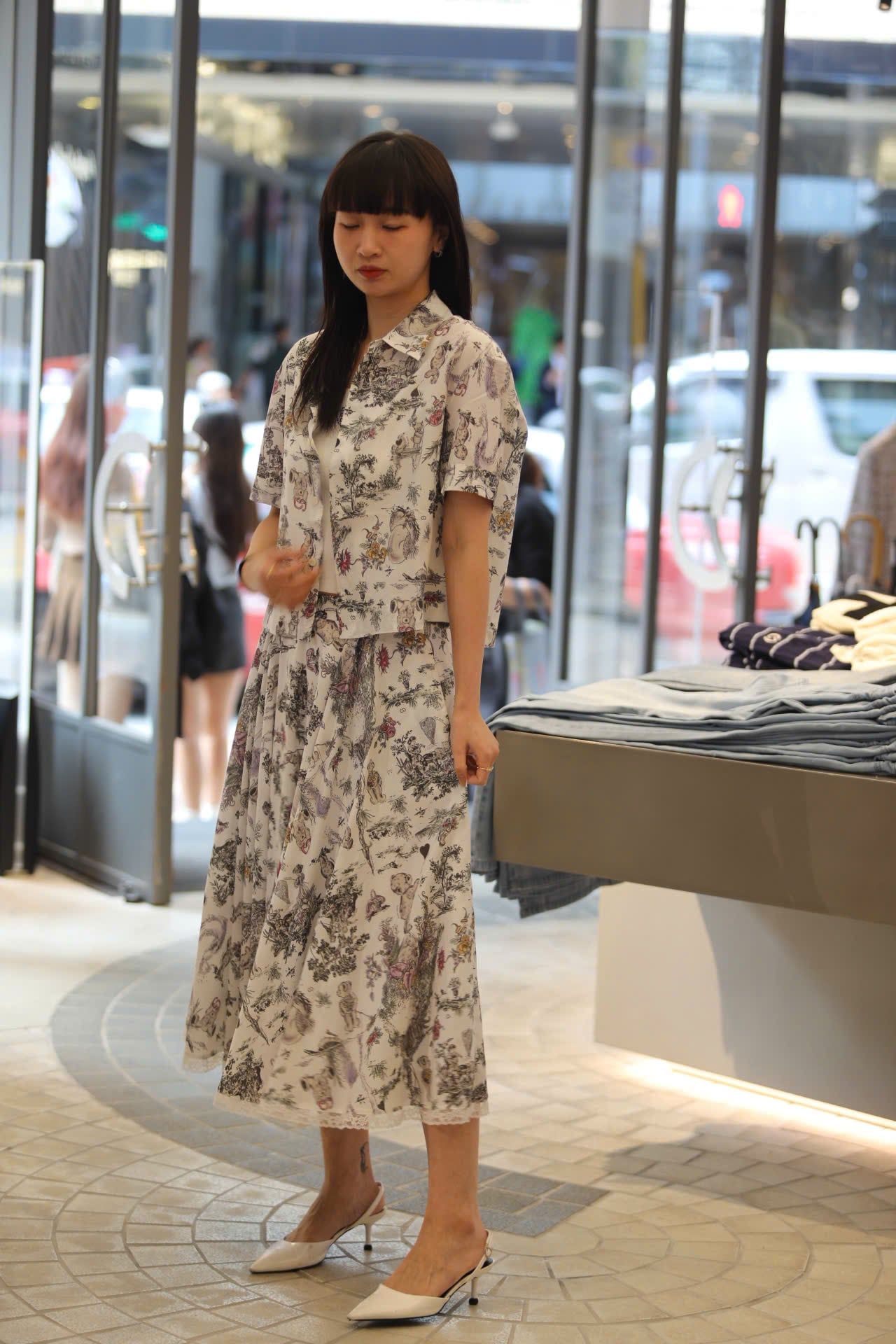  Áo sơ mi ngắn tay họa tiết ( sét) 