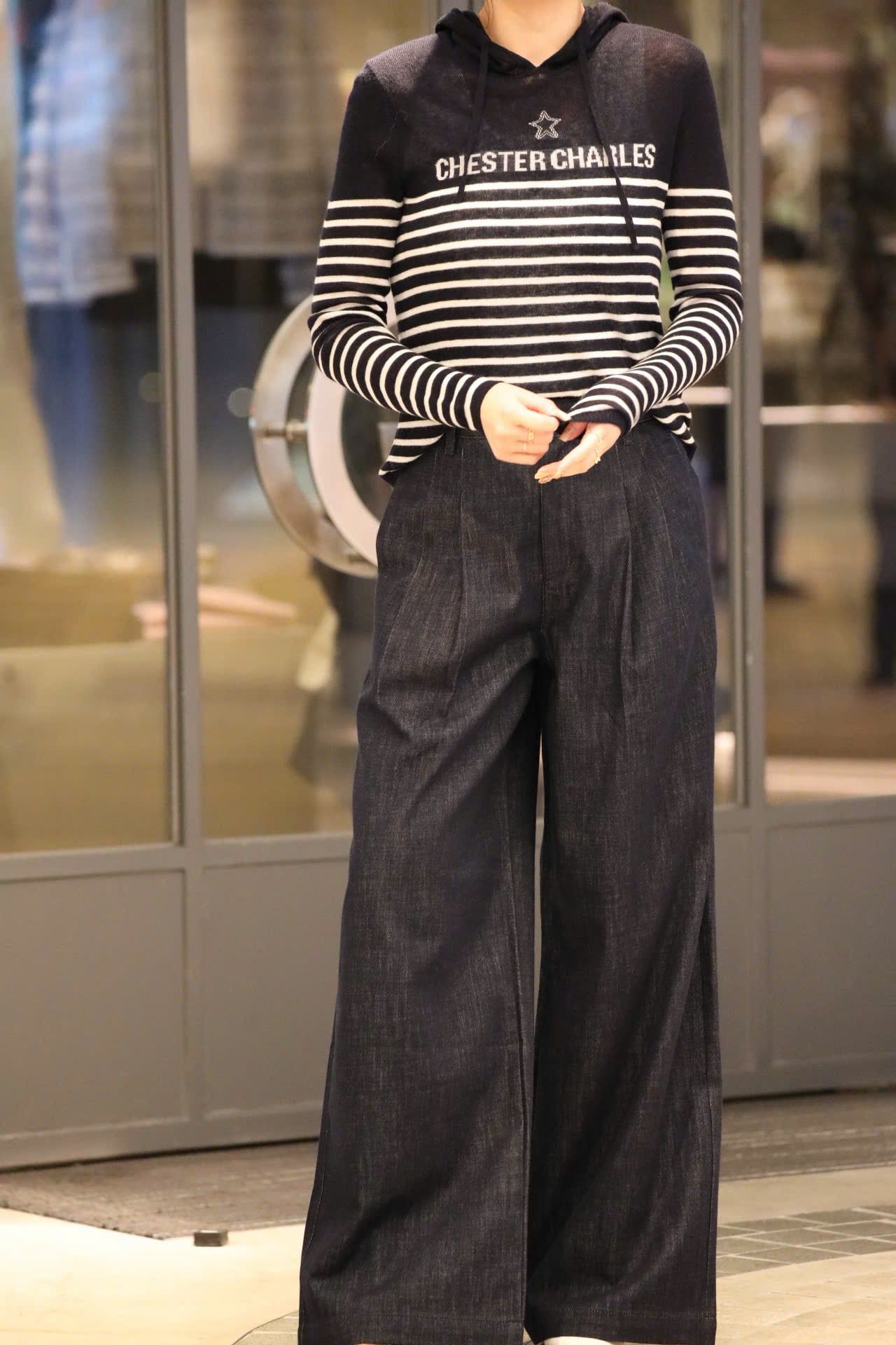  Áo dài tay có mũ, kẻ trắng- ngôi sao giữa 