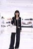  Áo CDG cổ V, màu xanh viền vàng, logo huy hiệu 