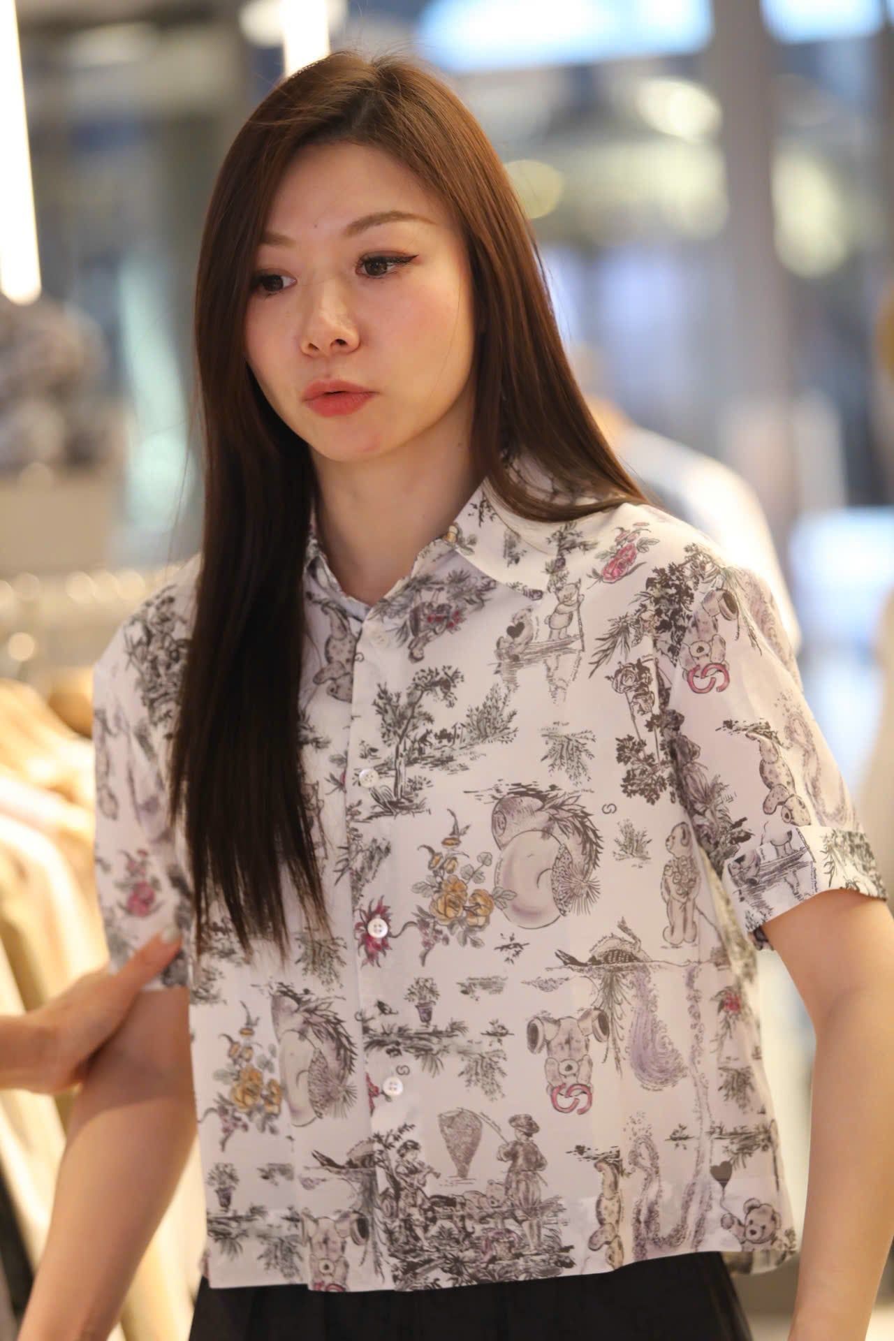  Áo sơ mi ngắn tay họa tiết ( sét) 