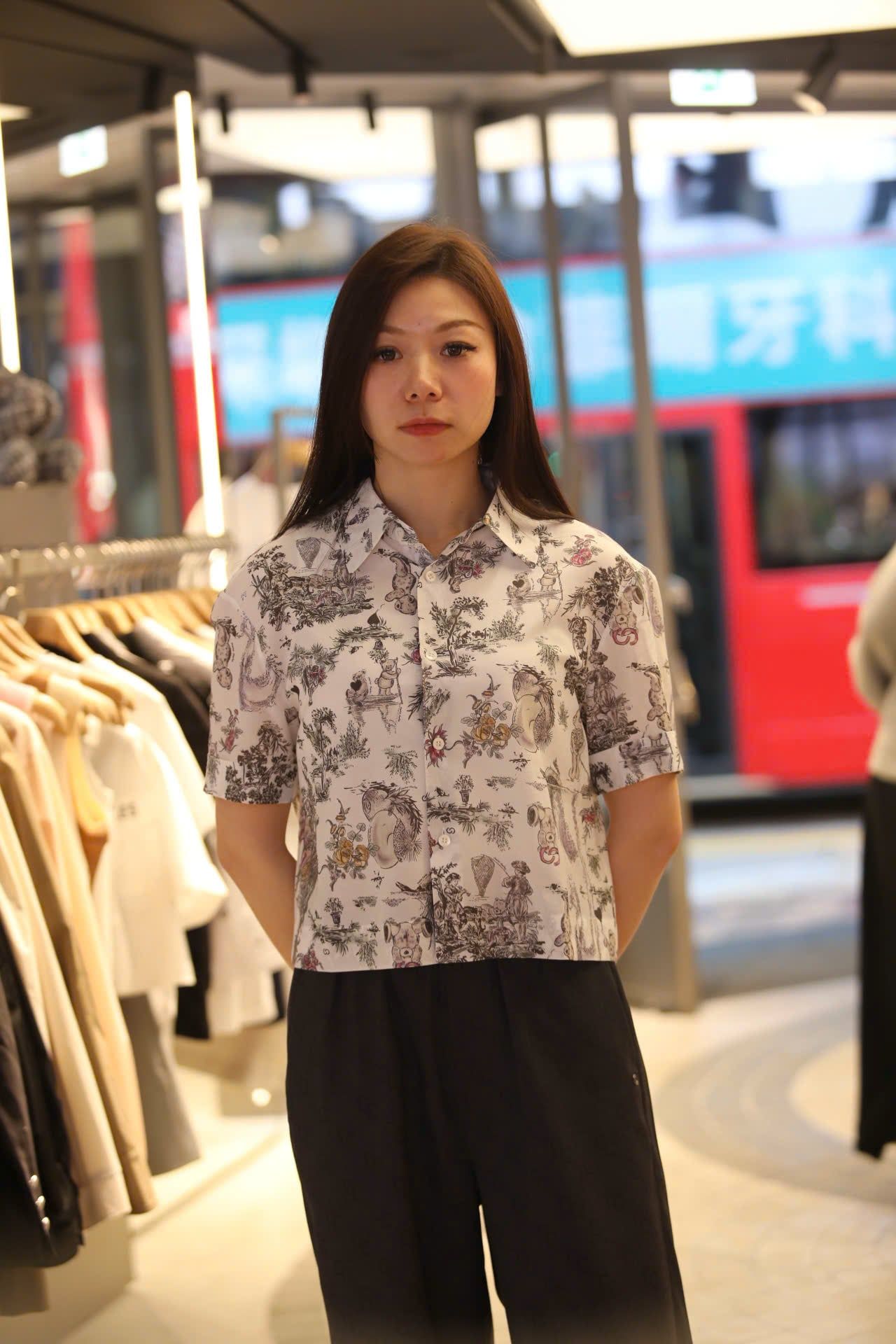  Áo sơ mi ngắn tay họa tiết ( sét) 