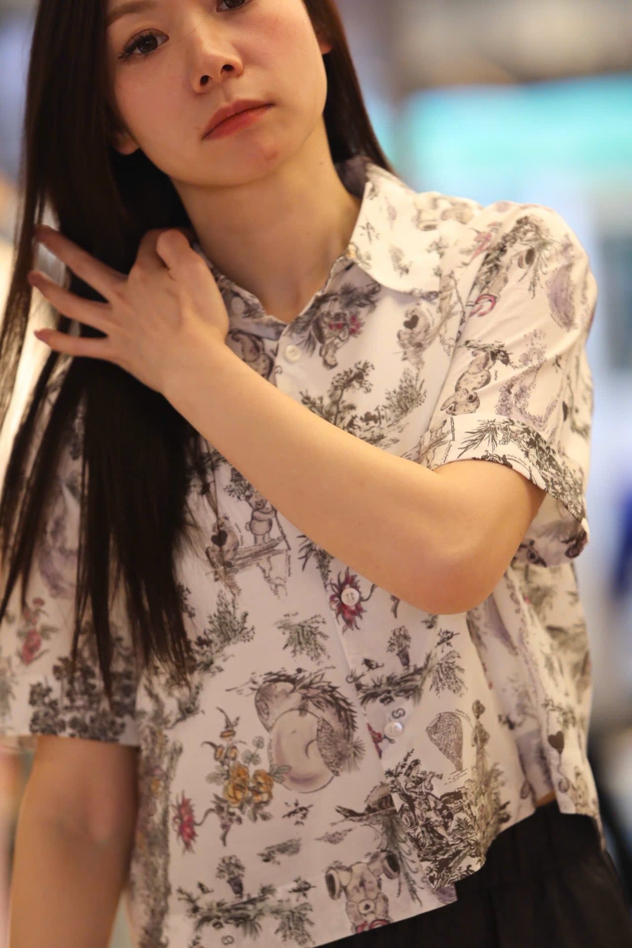  Áo sơ mi ngắn tay họa tiết ( sét) 