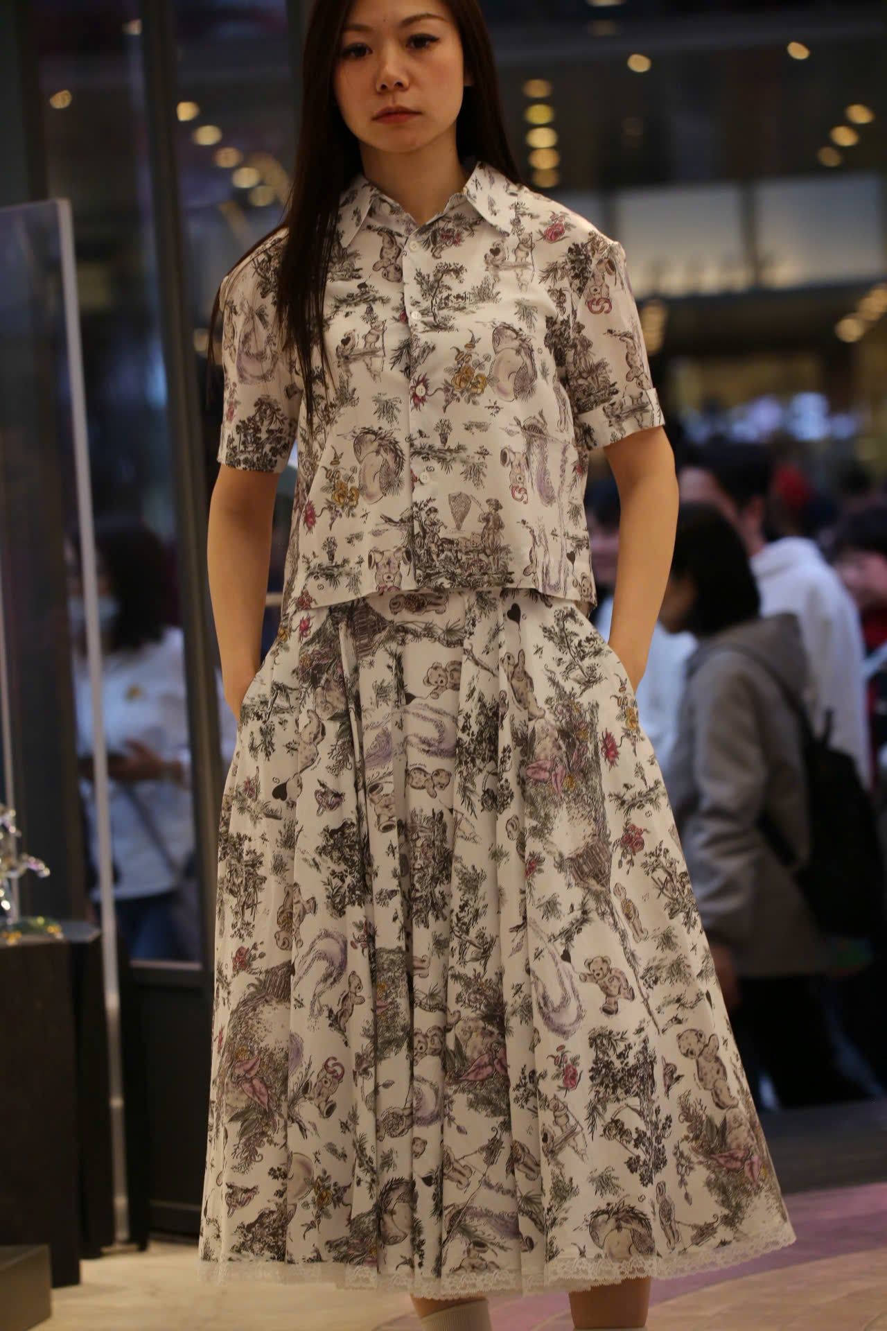  Áo sơ mi ngắn tay họa tiết ( sét) 