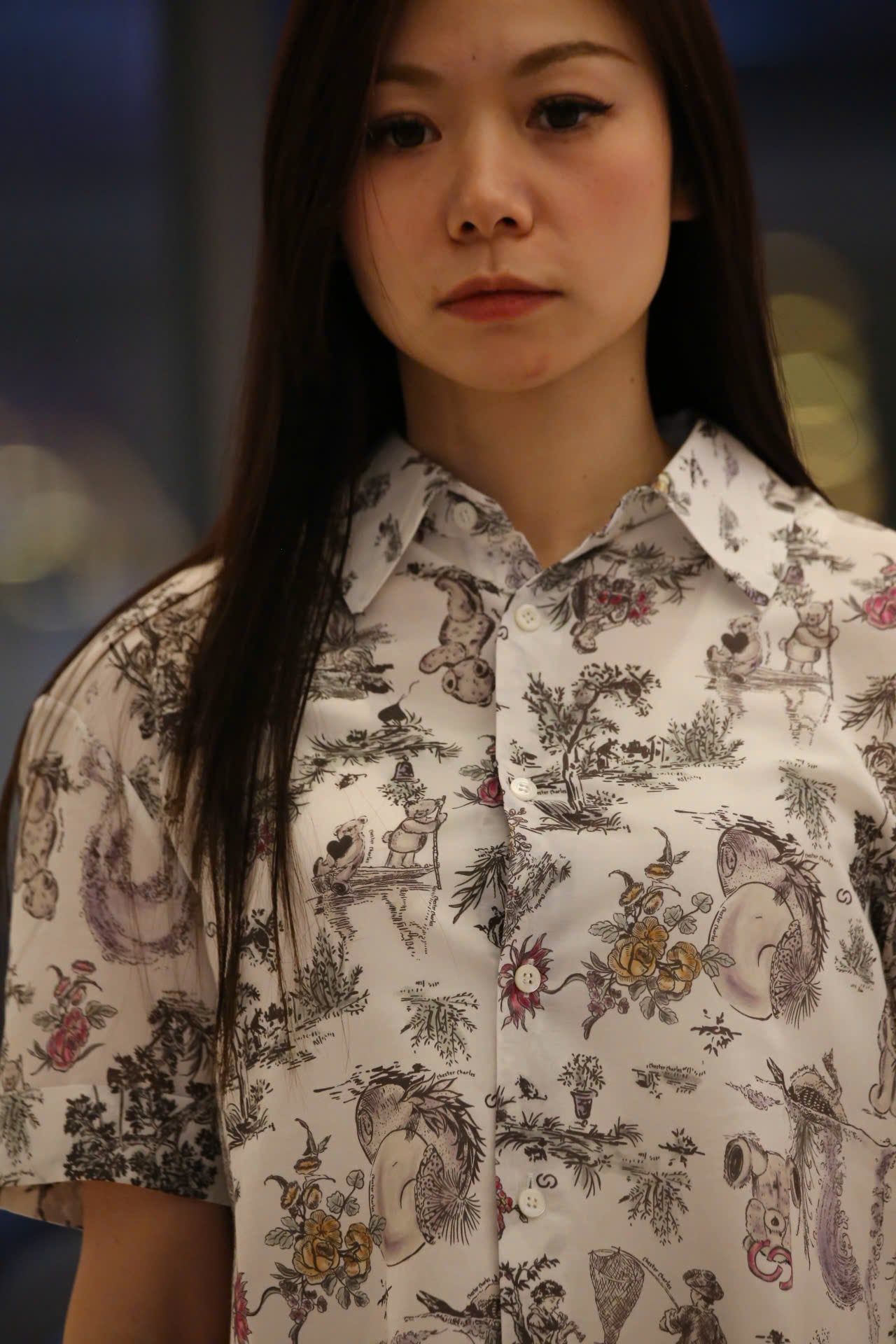  Áo sơ mi ngắn tay họa tiết ( sét) 