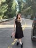 Áo tanktop kẻ đen trắng 