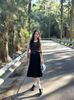  Áo tanktop kẻ đen trắng 