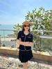  Áo CDG Navy ngắn tay - new26 