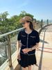  Áo CDG Navy ngắn tay - new26 