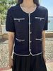  Áo CDG Navy ngắn tay - new26 