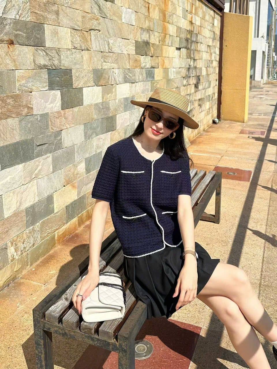  Áo CDG Navy ngắn tay - new26 