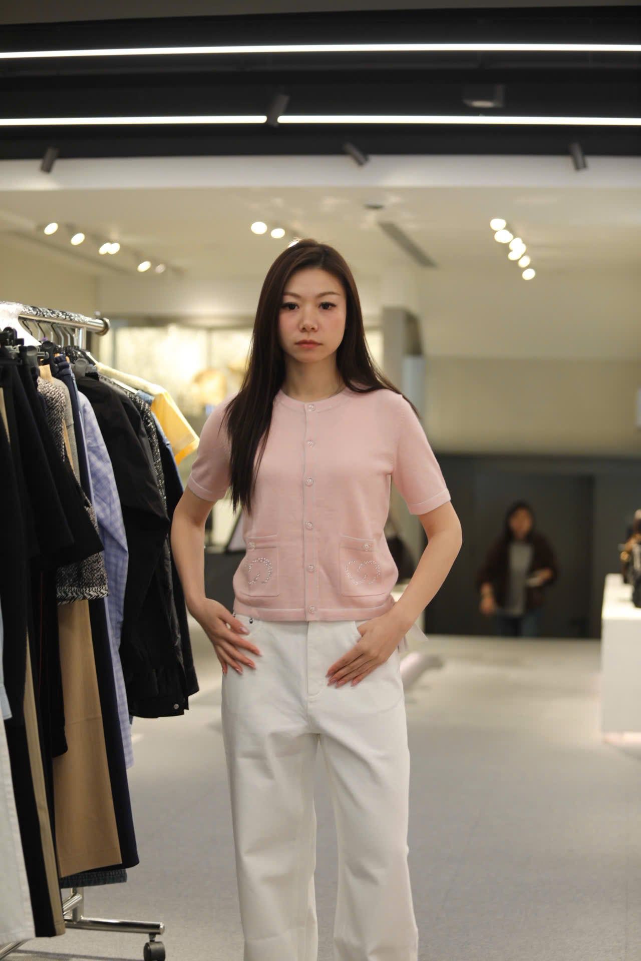  áo CDG hồng ngắn tay full logo 